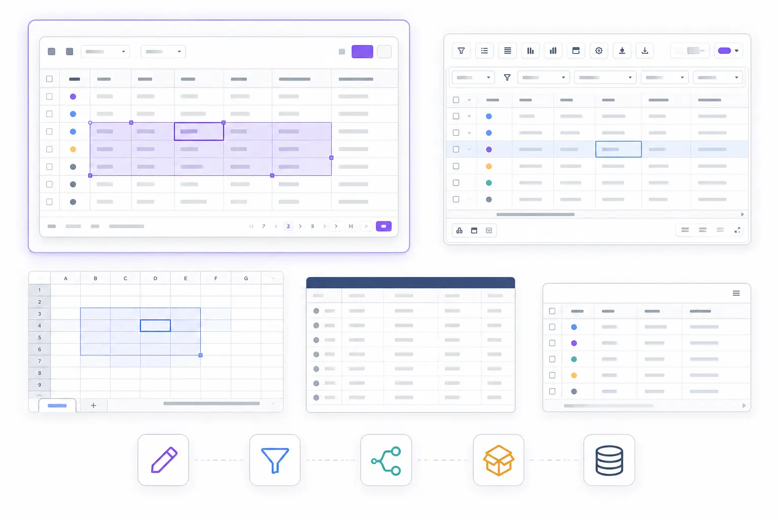 Comparison of the leading data grids for Python Dash